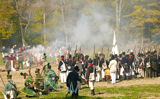 Seguro de viaje para la recreación de batallas históricas